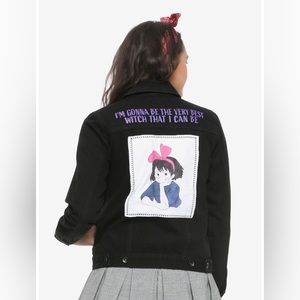 Studio Ghibli Kiki's Delivery Service Black Denim Jacket